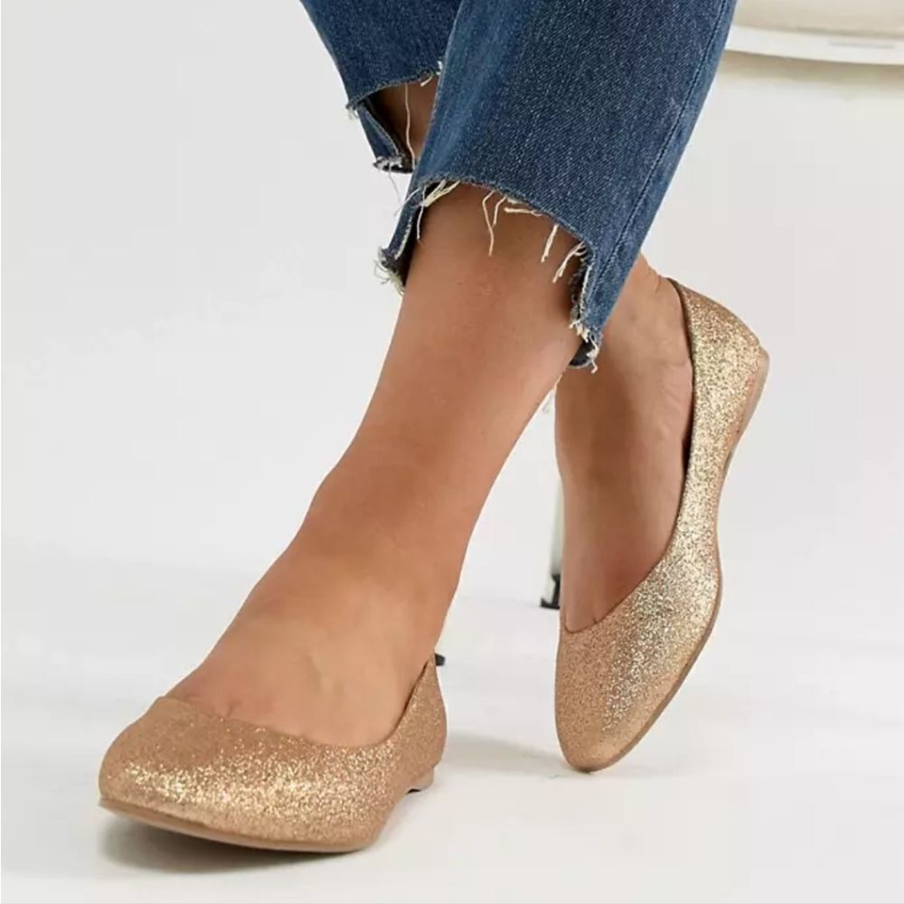 STEVE MADDEN P-HEAVEN ROUND TOE SLIP-ON BALLET FLAT SHOE